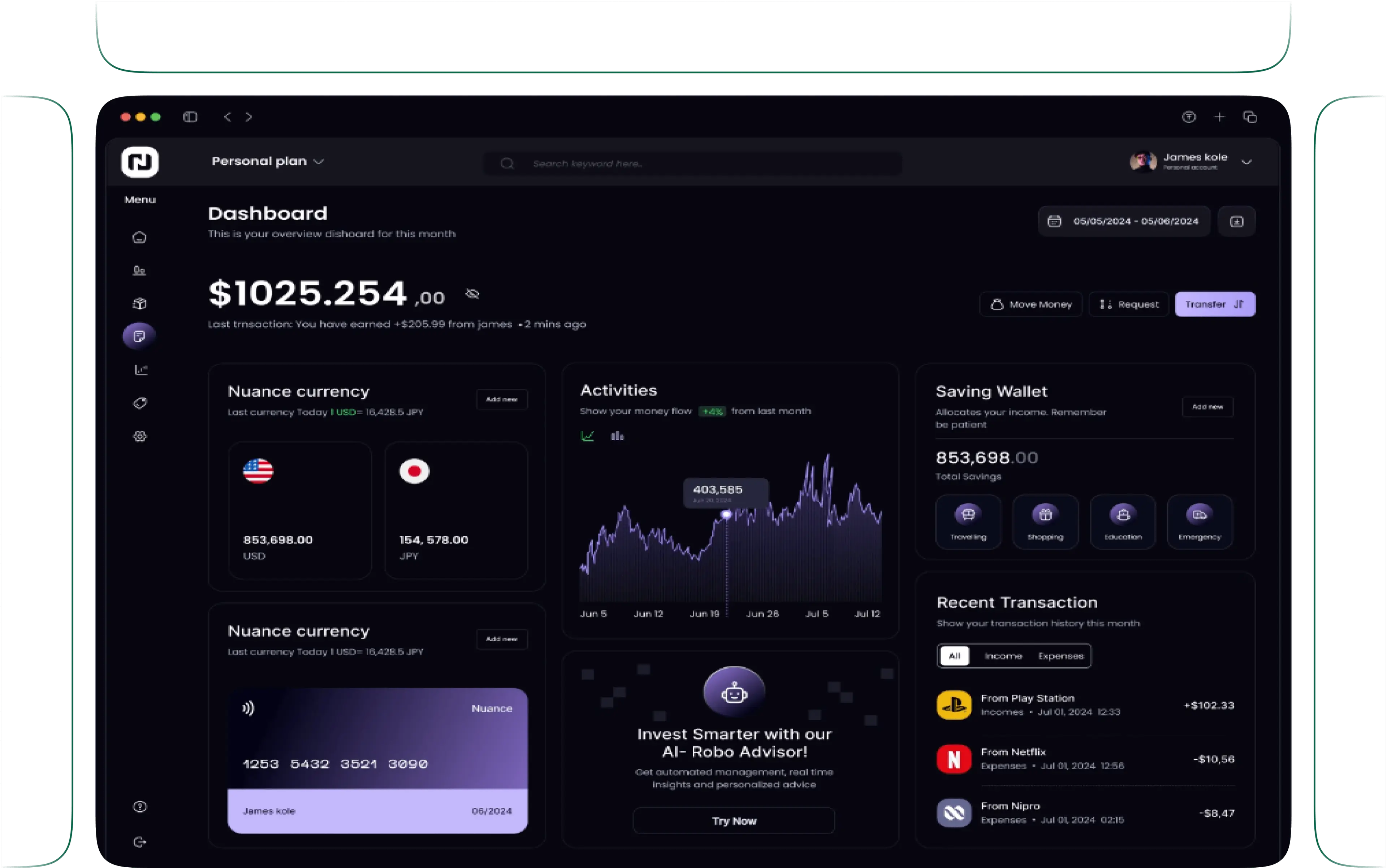 Custom Dashboard Management